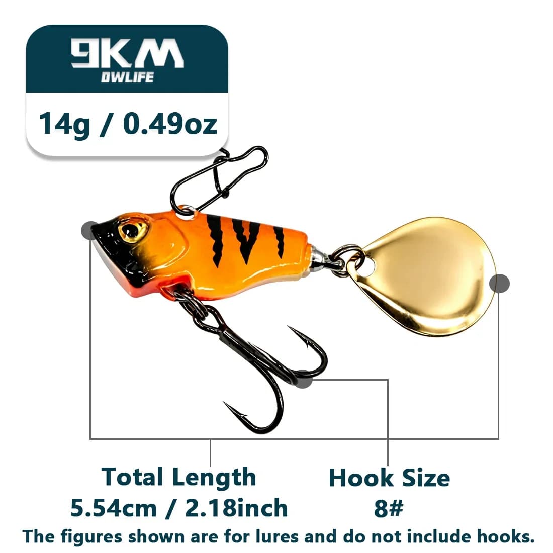 Sinking VIB Tail Spinner Crankbait Lures