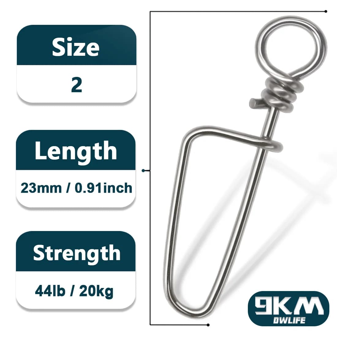 Stainless Steel Coastlock Snaps for Fishing Lures